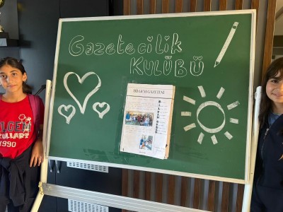 Genç gazeteciler iş başında