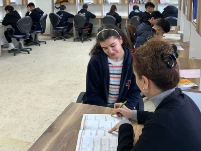 Kütüphane çalışmaları hız kesmiyor