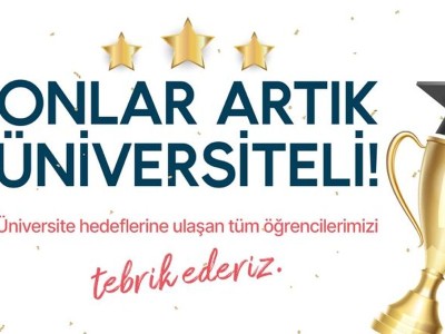 Onlar artık üniversiteli