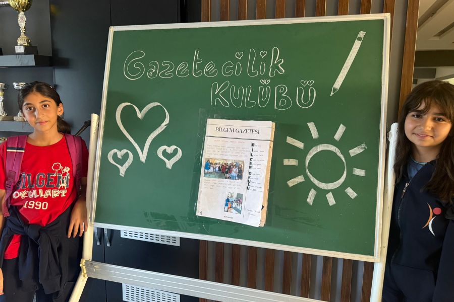 Genç gazeteciler iş başında